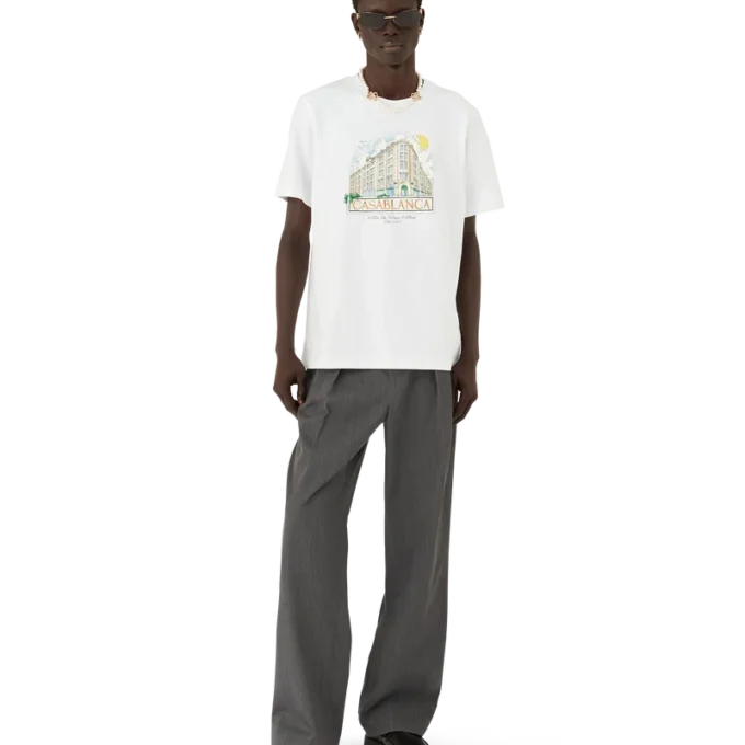 Paris Store-T-shirt med kort ærme og print