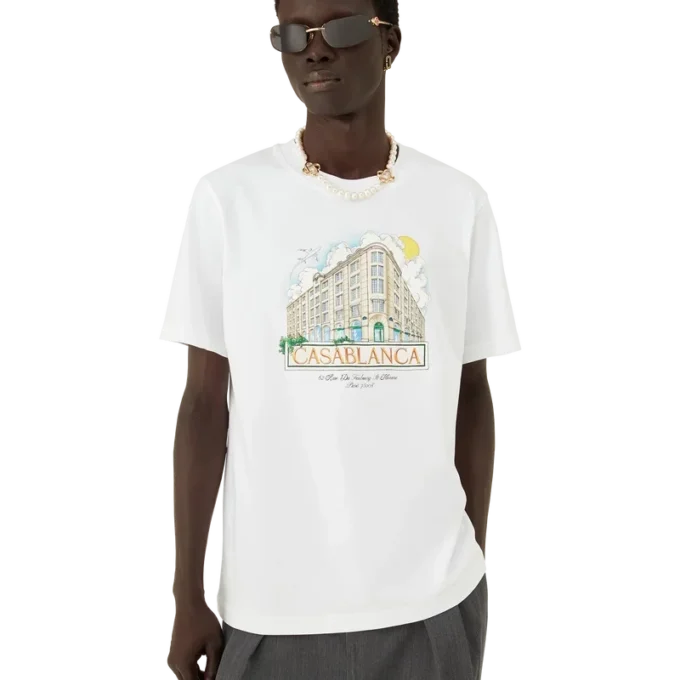 Paris Store-T-shirt med kort ærme og print