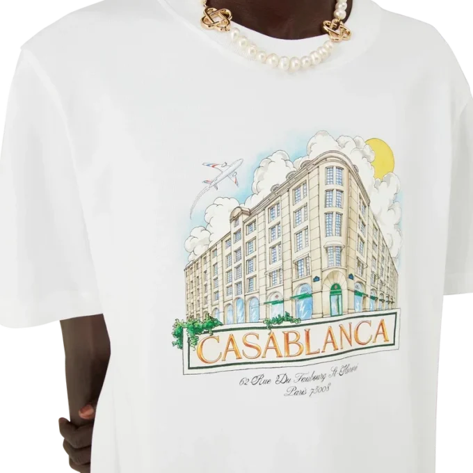 Paris Store-T-shirt med kort ærme og print