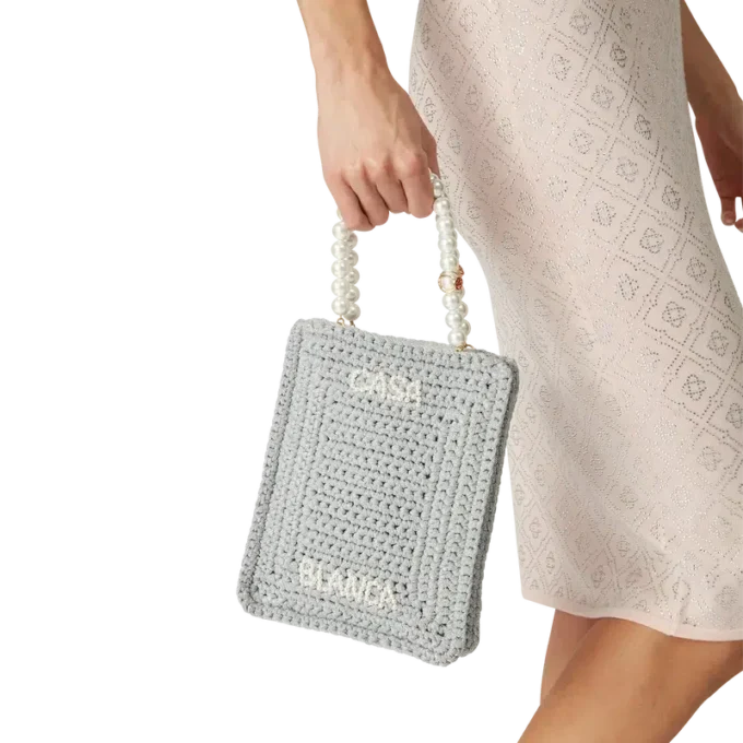 Pearl Mini Crochet-taske Pearl Mini Crochet-taske