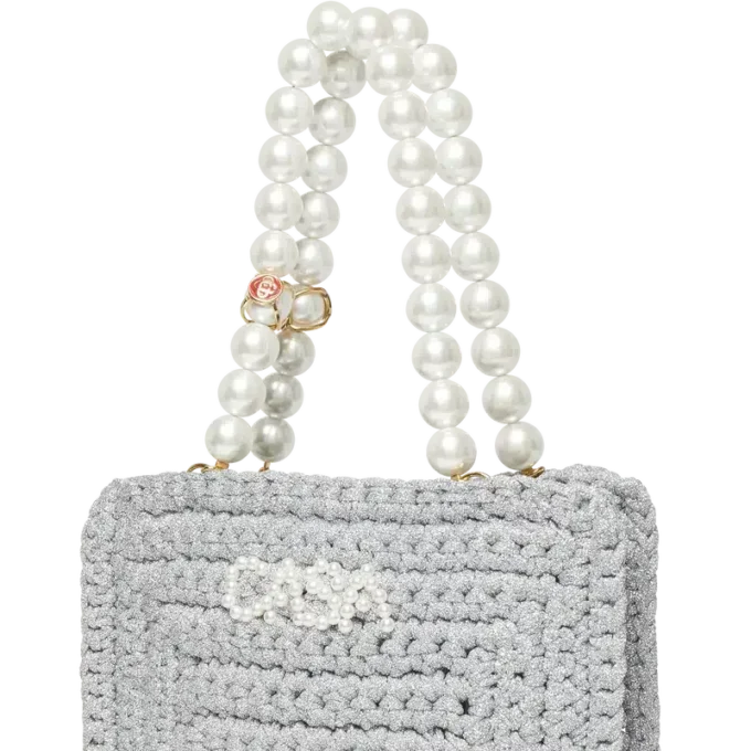 Pearl Mini Crochet-taske Pearl Mini Crochet-taske