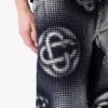 Perlemorsfarvede Monogram-denimshorts Perlemorsfarvede Monogram-denimshorts