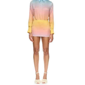 Ping Pong Gradient Silk Nederdele