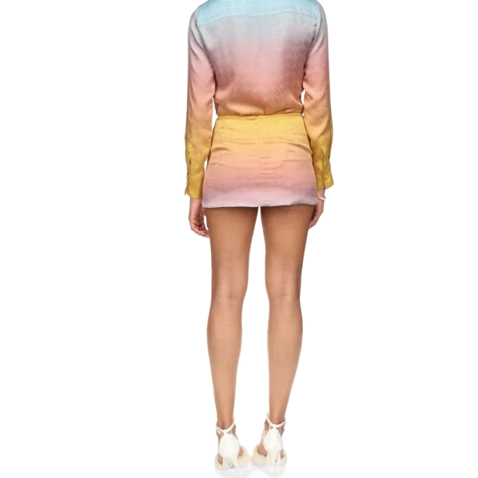 Ping Pong Gradient Silk Nederdele
