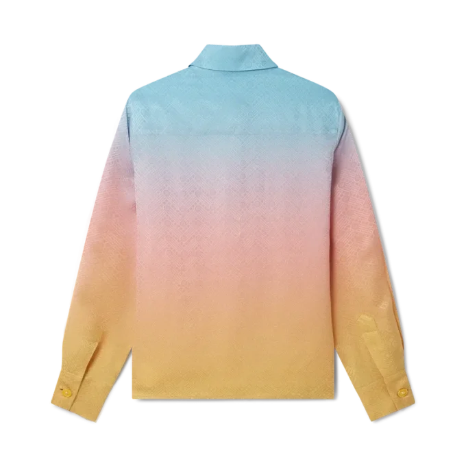 Ping Pong Gradient silke-skjorte