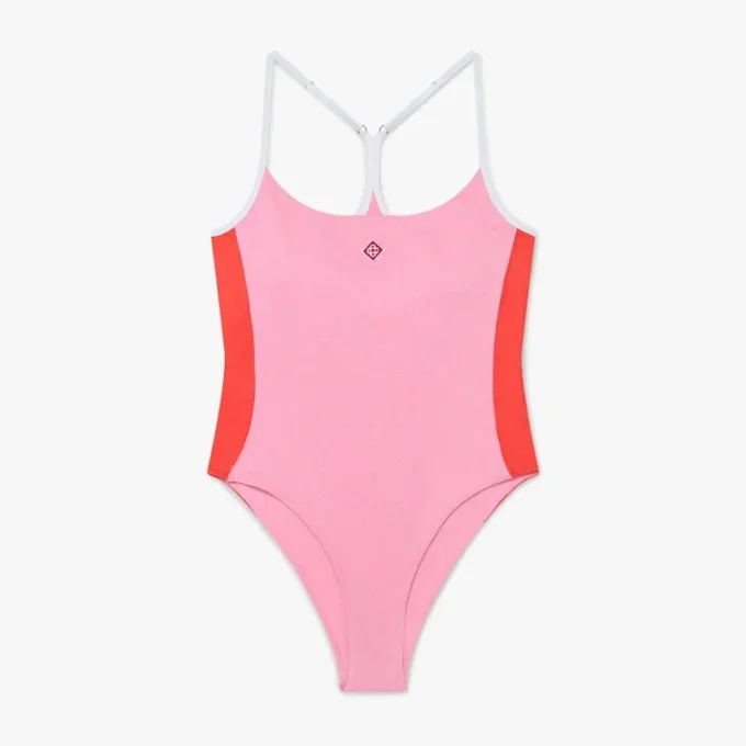 Pink Monogram-badedragt Pink Monogram-badedragt
