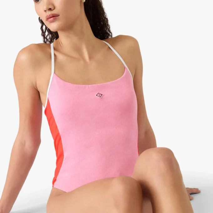 Pink Monogram-badedragt Pink Monogram-badedragt