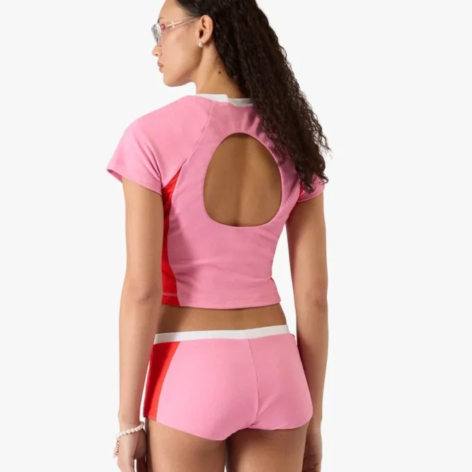 Pink Monogram-bikini shorts Pink Monogram-bikini shorts