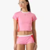 Pink Monogram kortærmet rash top Shorts Pink Monogram kortærmet rash top Shorts
