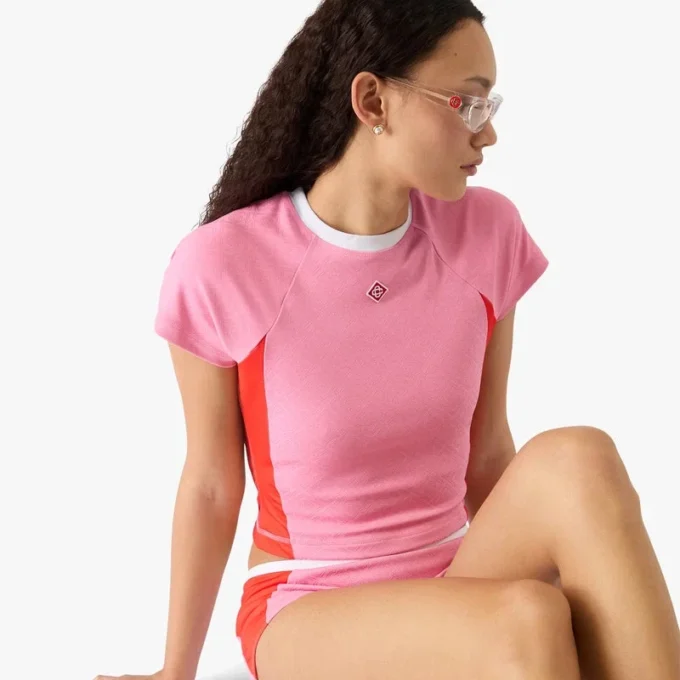 Pink Monogram kortærmet rash top Shorts Pink Monogram kortærmet rash top Shorts