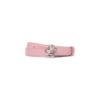 Pink sølvfarvet Cc-logo-spænde-bælte til kvinder