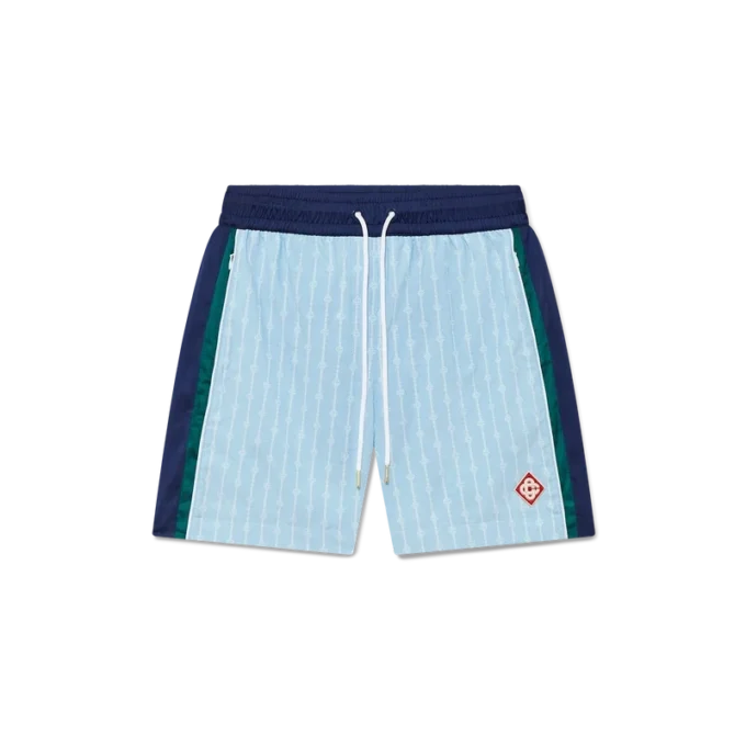 Pinstripe Laurel Track Shorts Pinstripe Laurel Track Shorts