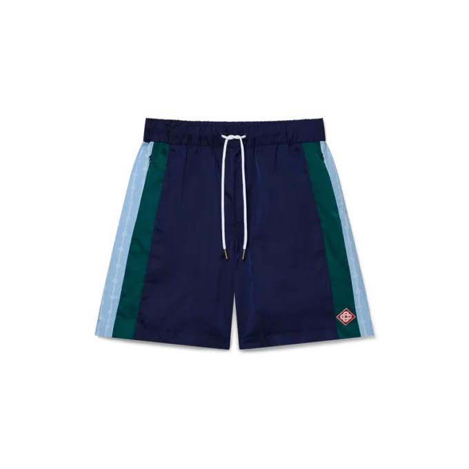 Pinstripe Laurel Track Shorts Pinstripe Laurel Track Shorts