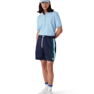 Pinstripe Laurel Track Shorts