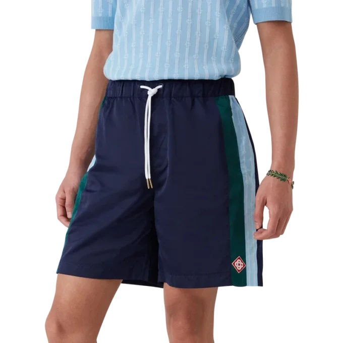 Pinstripe Laurel Track Shorts Pinstripe Laurel Track Shorts
