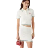 Polo-shirt i bomuldsbouclé Polo-shirt i bomuldsbouclé