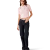 Polo-shirt i bomuldsmoulina