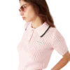 Polo-shirt i bomuldsmoulina