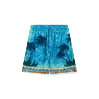 Poolside Emblem silke-Shorts Poolside Emblem silke-Shorts