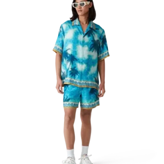 Poolside Emblem silke-Shorts Poolside Emblem silke-Shorts