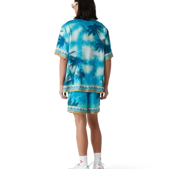 Poolside Emblem silke-Shorts