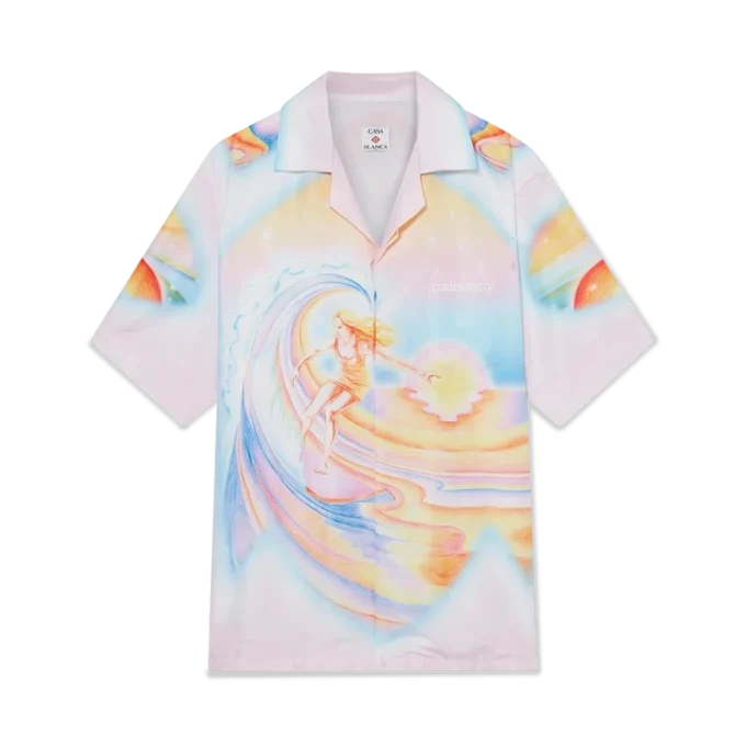 Psychedelic Nirvana-badeskjorte