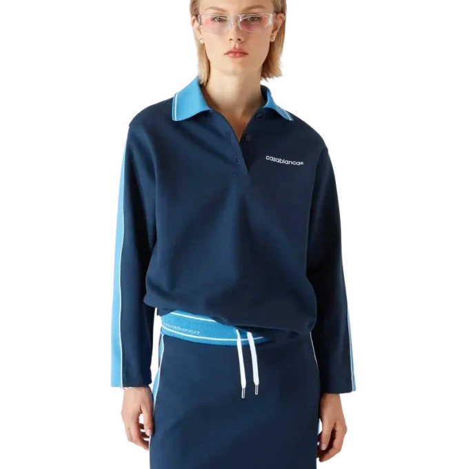 Punto Polo-sweatshirt med krave Punto Polo-sweatshirt med krave