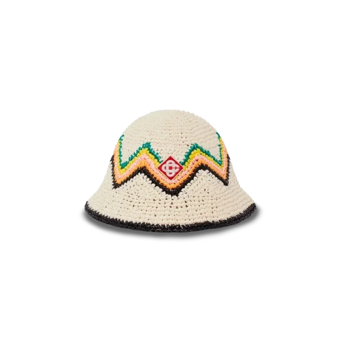 Raffia-hæklet hat