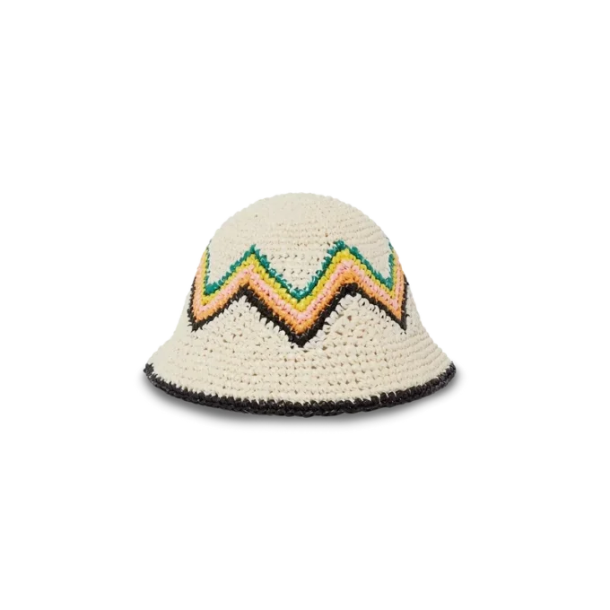 Raffia-hæklet hat
