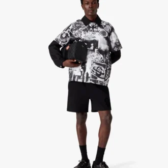 Rave Collage kortærmet mesh-T-shirt