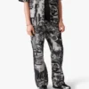 Rave Collage Straight Leg Jeans