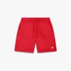 Røde sweatshorts med diamantlogo