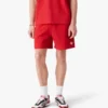 Røde sweatshorts med diamantlogo