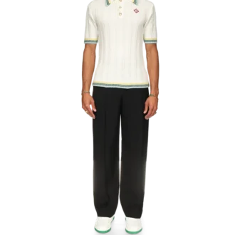 Rib Boucle-poloskjorte