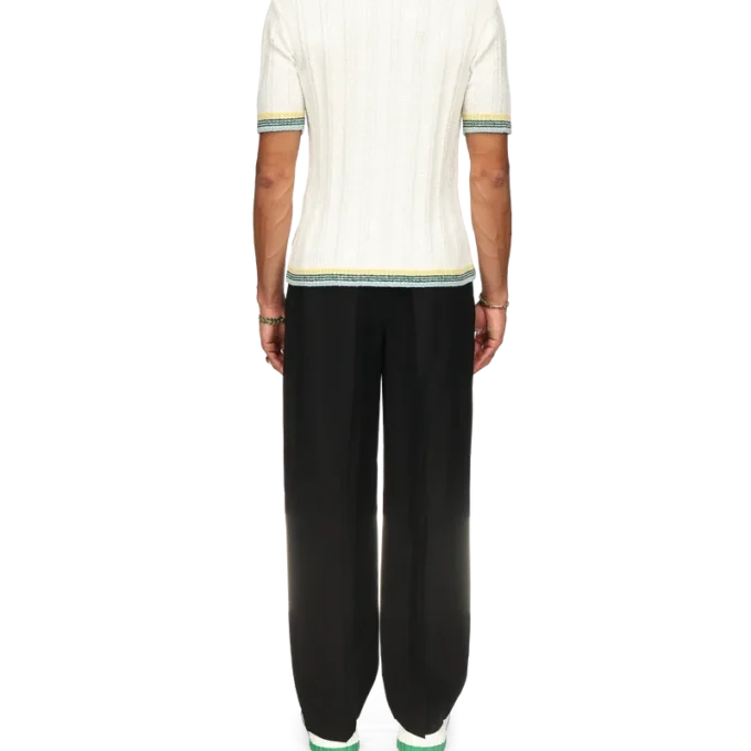 Rib Boucle-poloskjorte Rib Boucle-poloskjorte