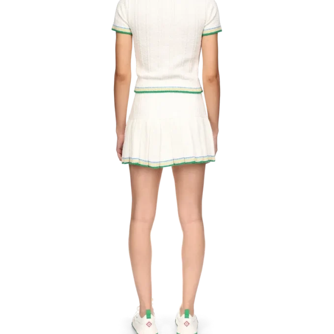Rib Boucle-poloskjorte Rib Boucle-poloskjorte