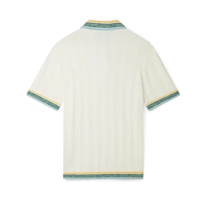 Rib Boucle-poloskjorte Rib Boucle-poloskjorte