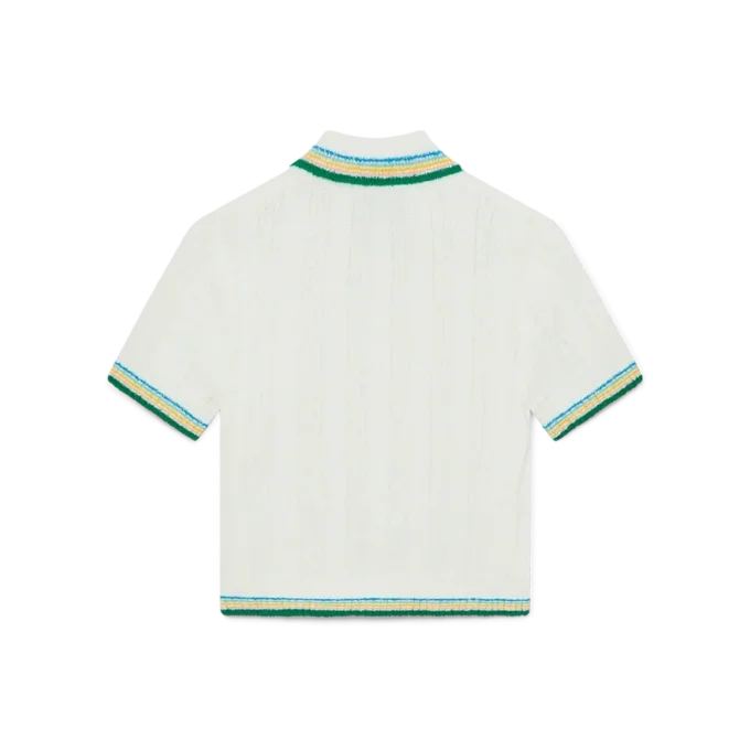 Rib Boucle-poloskjorte Rib Boucle-poloskjorte