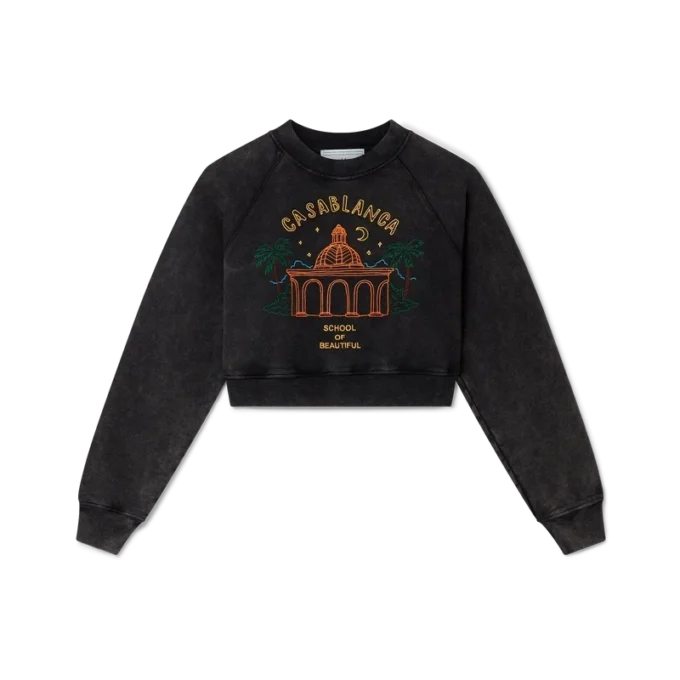 School of Beautiful kort sweatshirt School of Beautiful kort sweatshirt