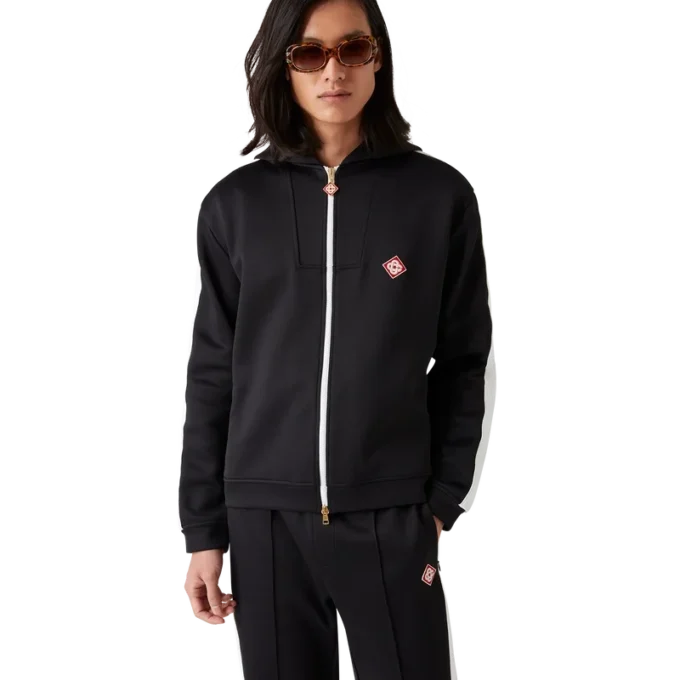 Scuba-sweatshirt med hætte