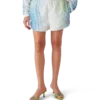 Shorts i trykt polytaft Shorts i trykt polytaft