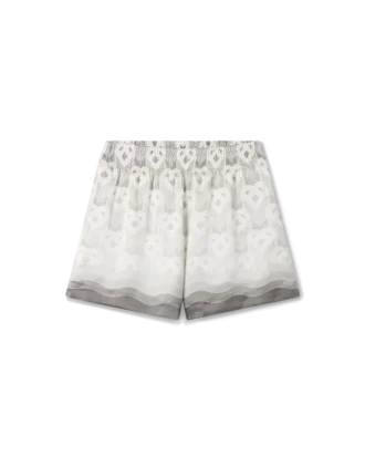 Silk Shorts med gradient-hjerte-monogram
