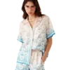 Silk Shorts med gradient-hjerte-monogram Silk Shorts med gradient-hjerte-monogram