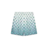 Silk Shorts med monogram i farveovergang Silk Shorts med monogram i farveovergang