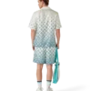 Silk Shorts med monogram i farveovergang Silk Shorts med monogram i farveovergang