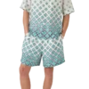 Silk Shorts med monogram i farveovergang Silk Shorts med monogram i farveovergang