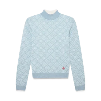 Ski Monogram High Neck Top Ski Monogram High Neck Top