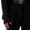 Skræddersyede bukser i uld med fem læg