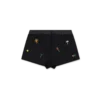 Skræddersyede shorts i uld med broderet motiv