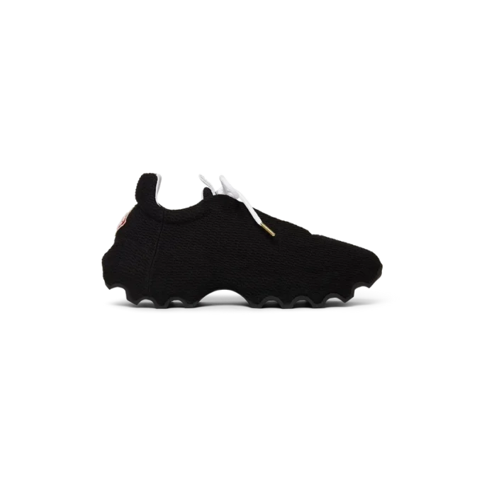 Sort Arch-sneaker i strik til mænd Sort Arch-sneaker i strik til mænd